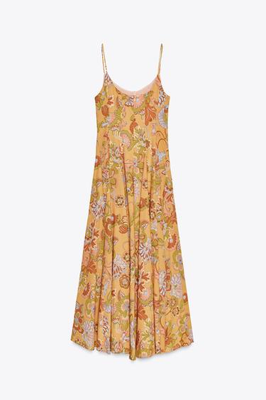 ROBE IMPRIMÉE FLEURS ZW COLLECTION - Multicolore de Zara - Image 6
