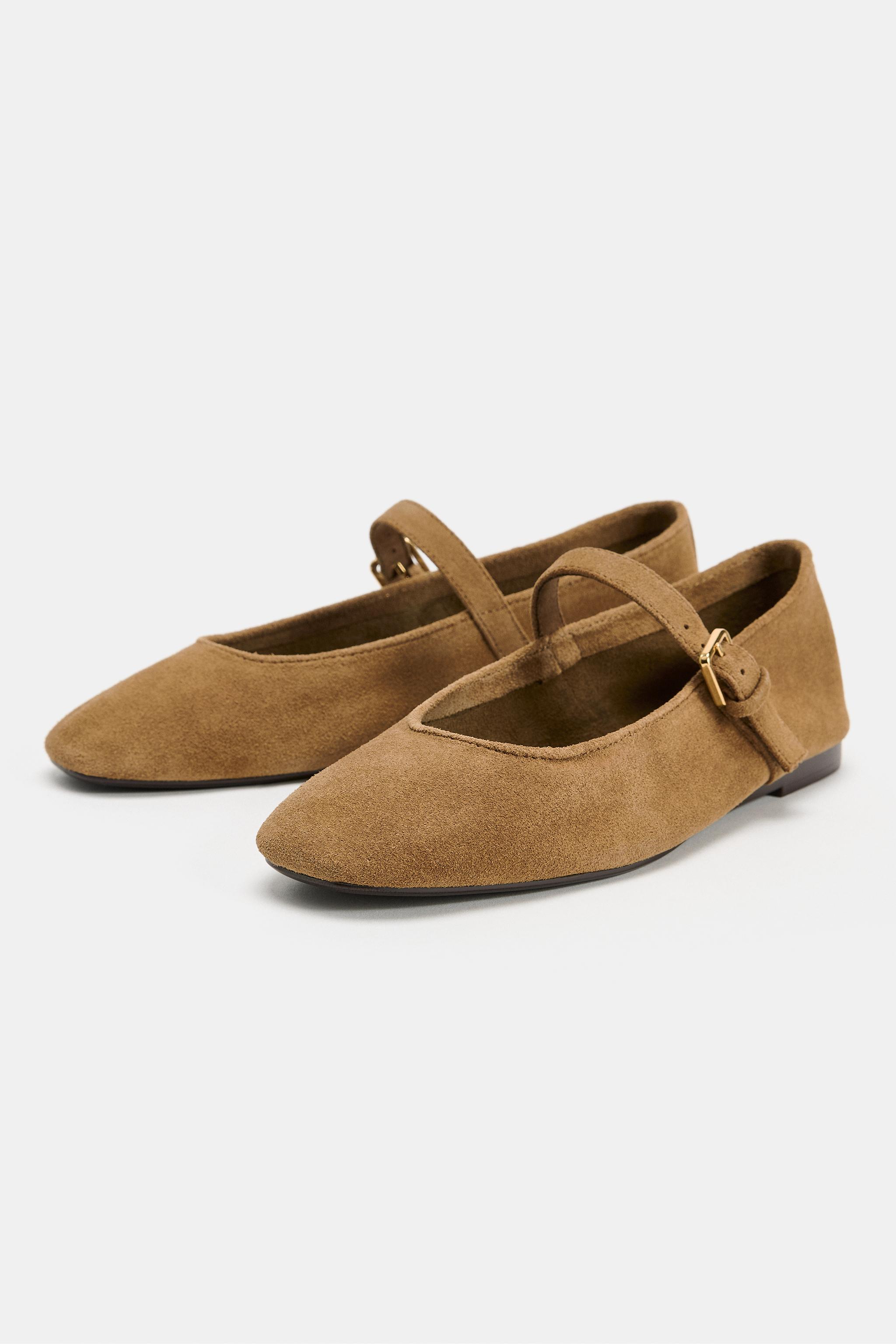 SUEDE BALLET FLATS