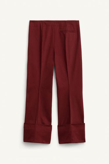 PANTALON CAPRI ÉDITION LIMITÉE - Vin de Zara - Image 5