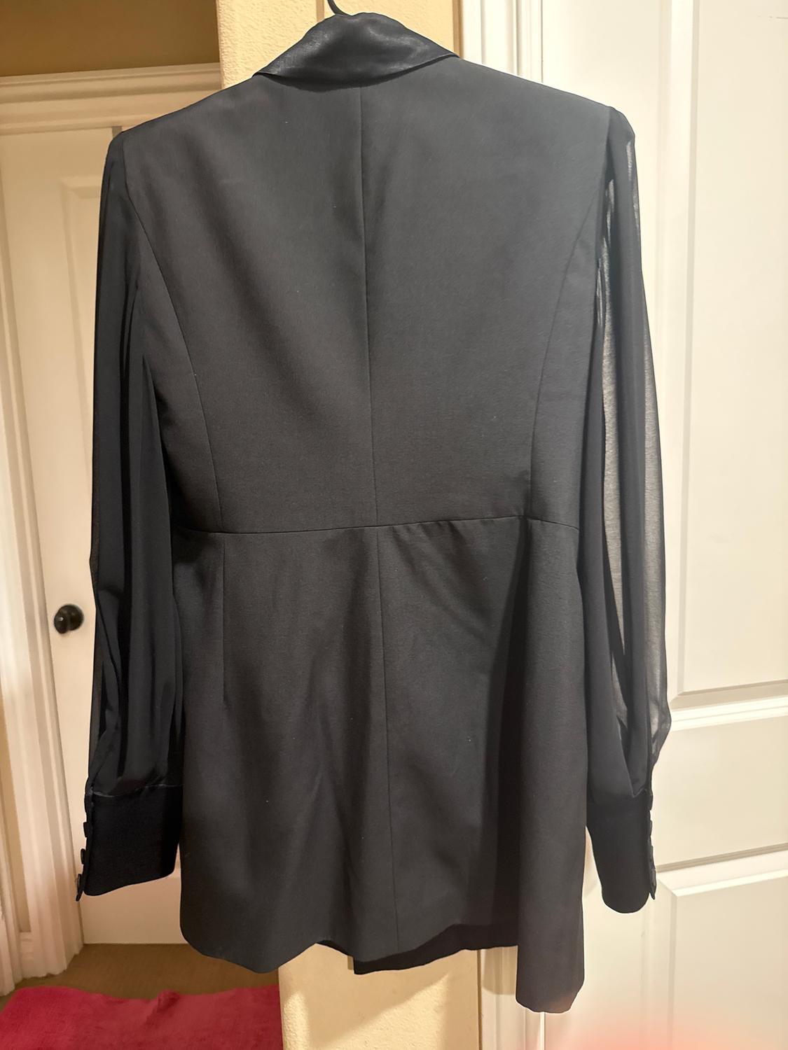 COMBINATION SLEEVE BLAZER DRESS - Image 4