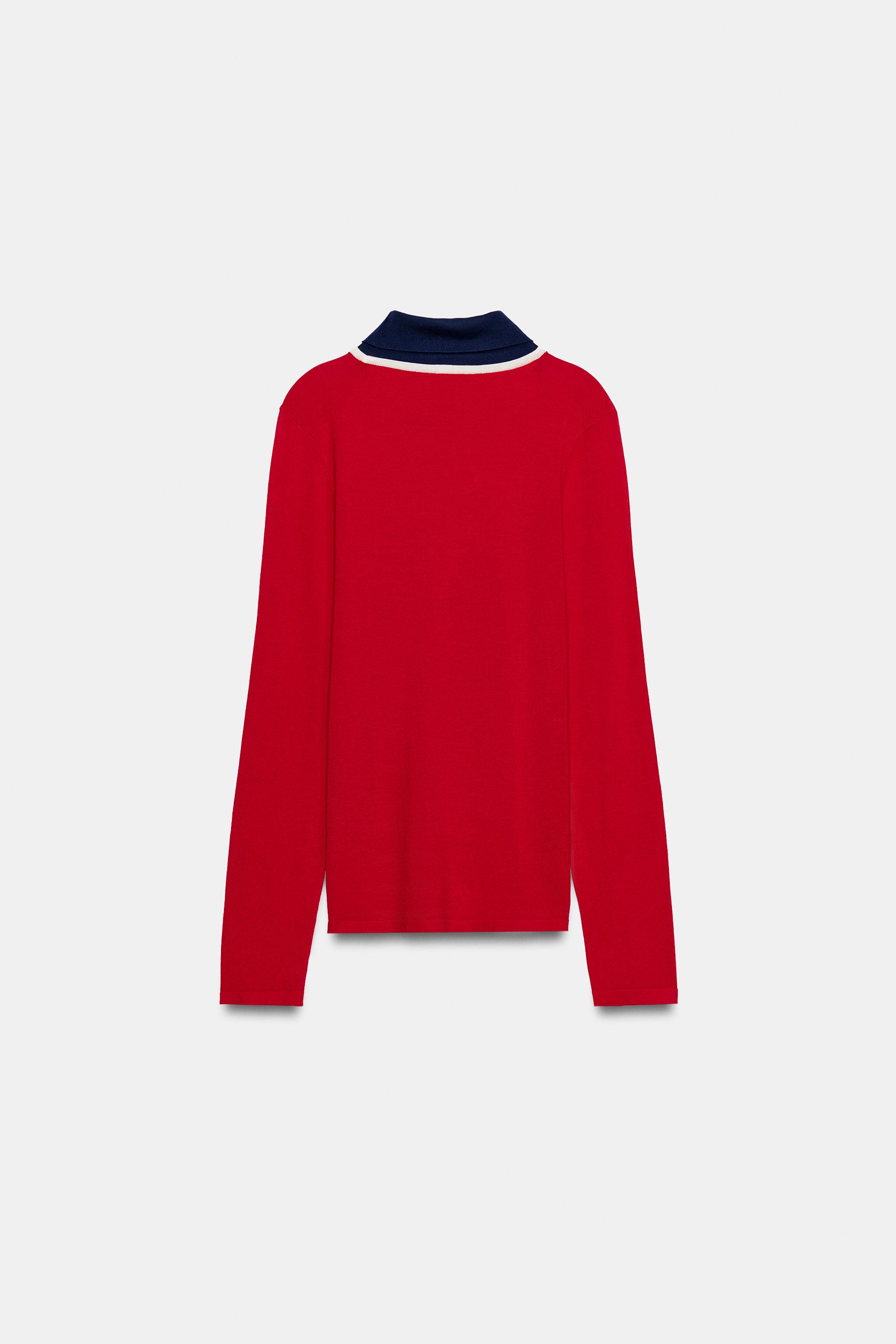 COMBINED KNIT SWEATER