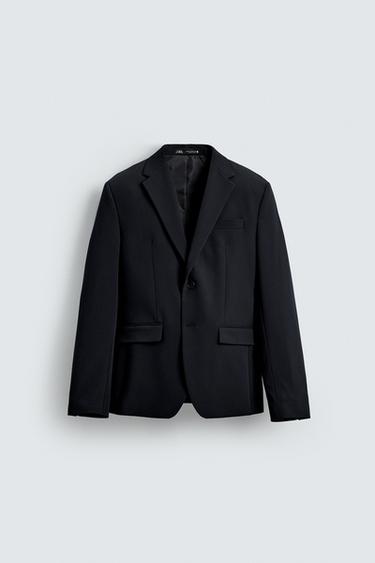 Zaras KOSTYMKAVAJ COMFORT - Marinblå