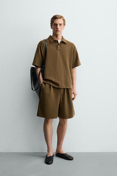 POLO RELAXED FIT SOFT - Marron de Zara - Image 0