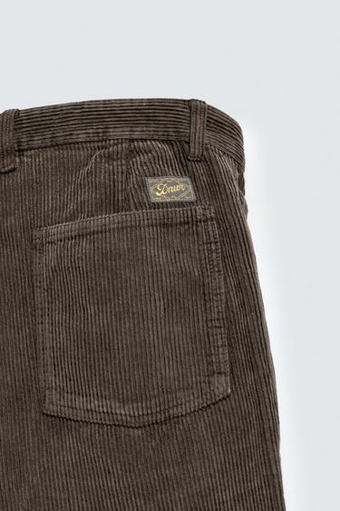 CORDHOSE MIT CARROT-FIT - Braun von Zara