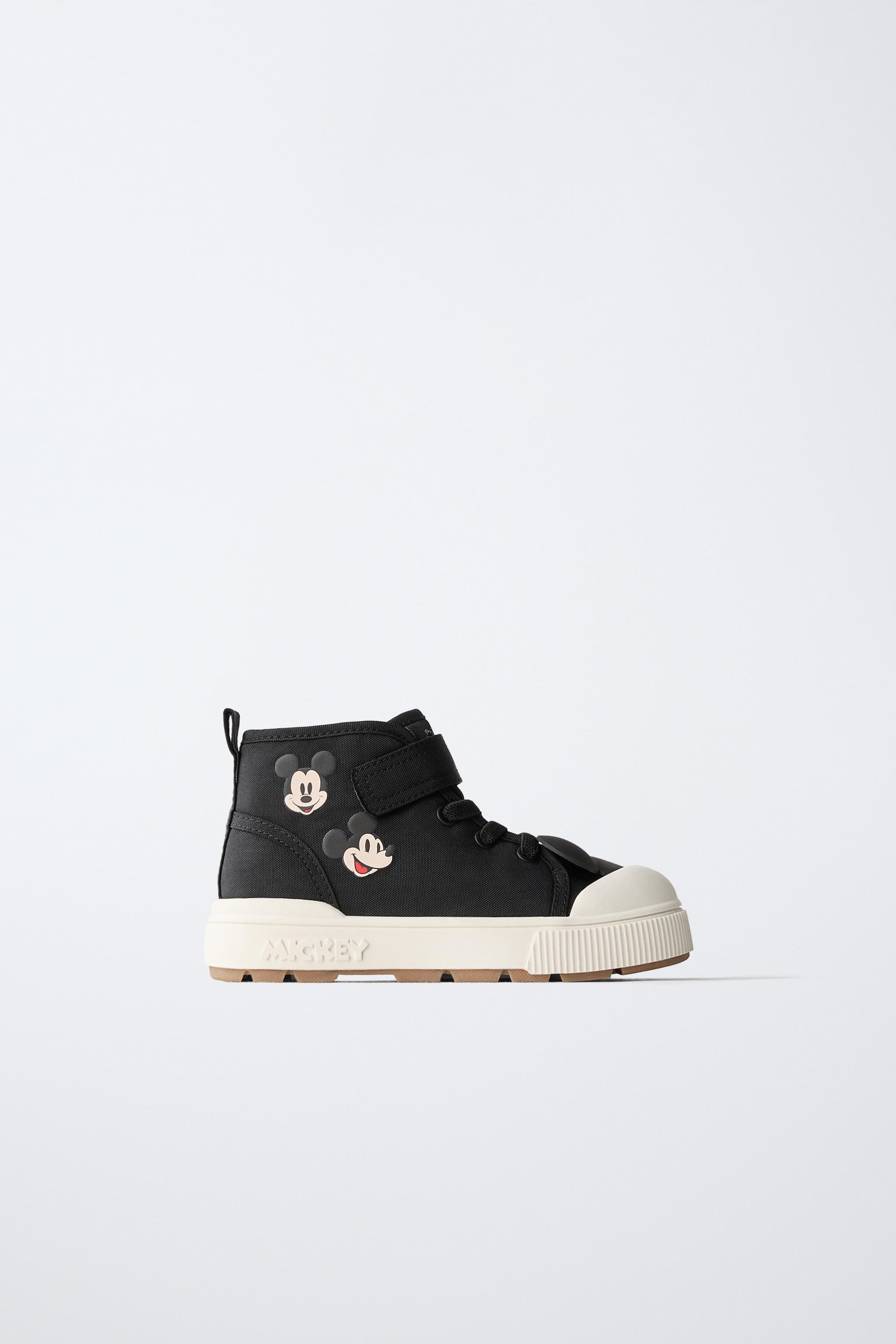 MICKEY MOUSE © DISNEY ハイカットスニーカー - ブラック | ZARA