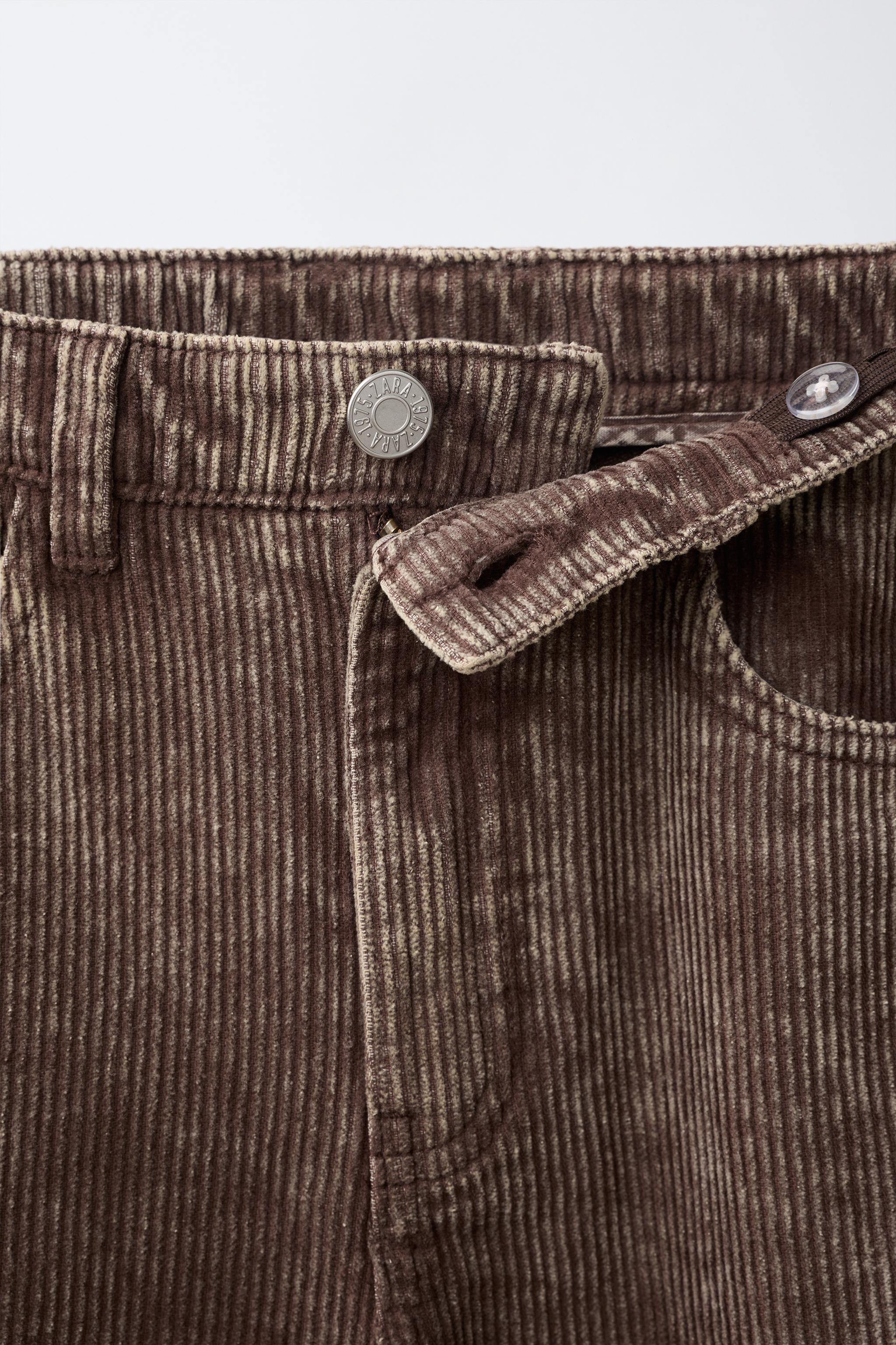 WASHED CORDUROY BALLOON PANTS
