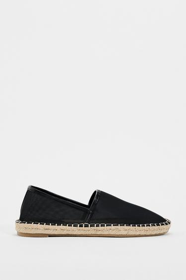 ESPADRILLE MESH - Noir de Zara