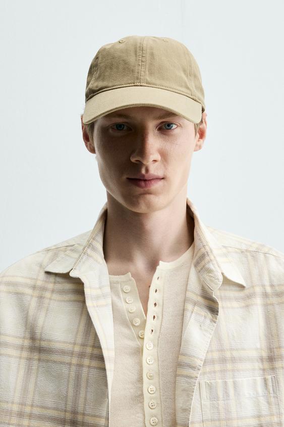 HERRINGBONE COTTON CAP from Zara - $39.90
