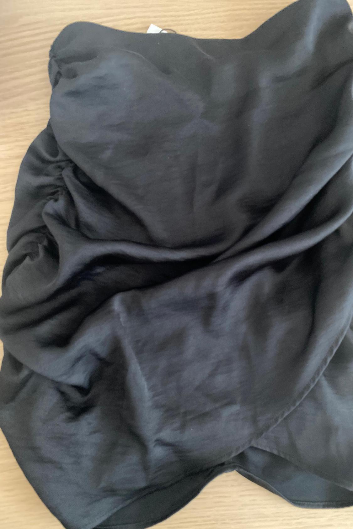 DRAPED SATIN SKIRT - Image 3