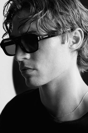RECTANGULAR SUNGLASSES - Olive green by Zara - Image 0
