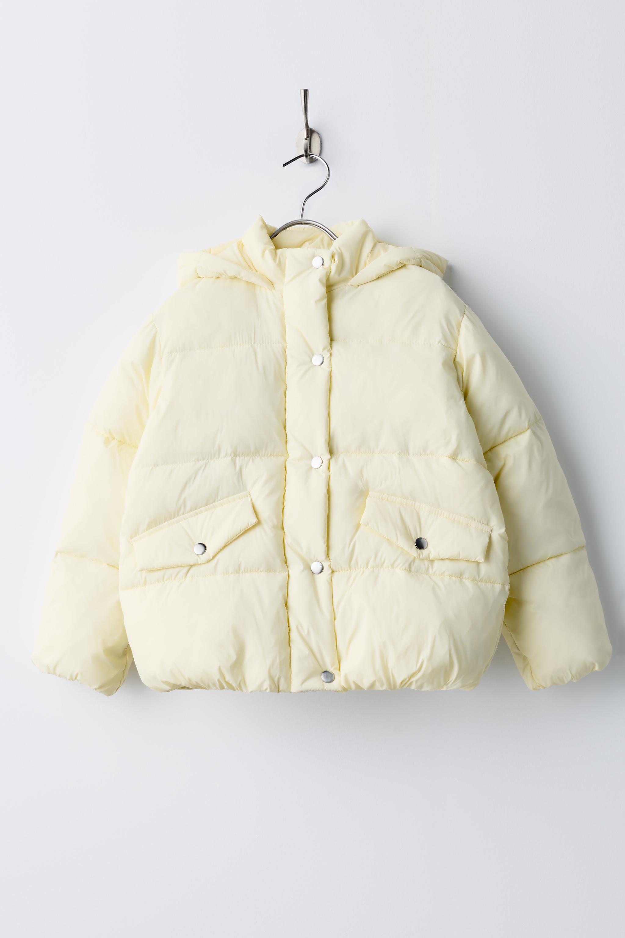WATER-REPELLENT HOODIE PADDED JACKET — Butter