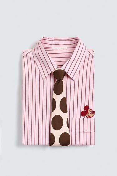 POLKA DOT TIE HARRY LAMBERT FOR ZARA X DISNEY - Pastel pink by Zara - Image 2