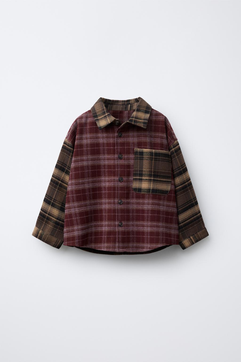 CAMISA ESTAMPADA CUADROS