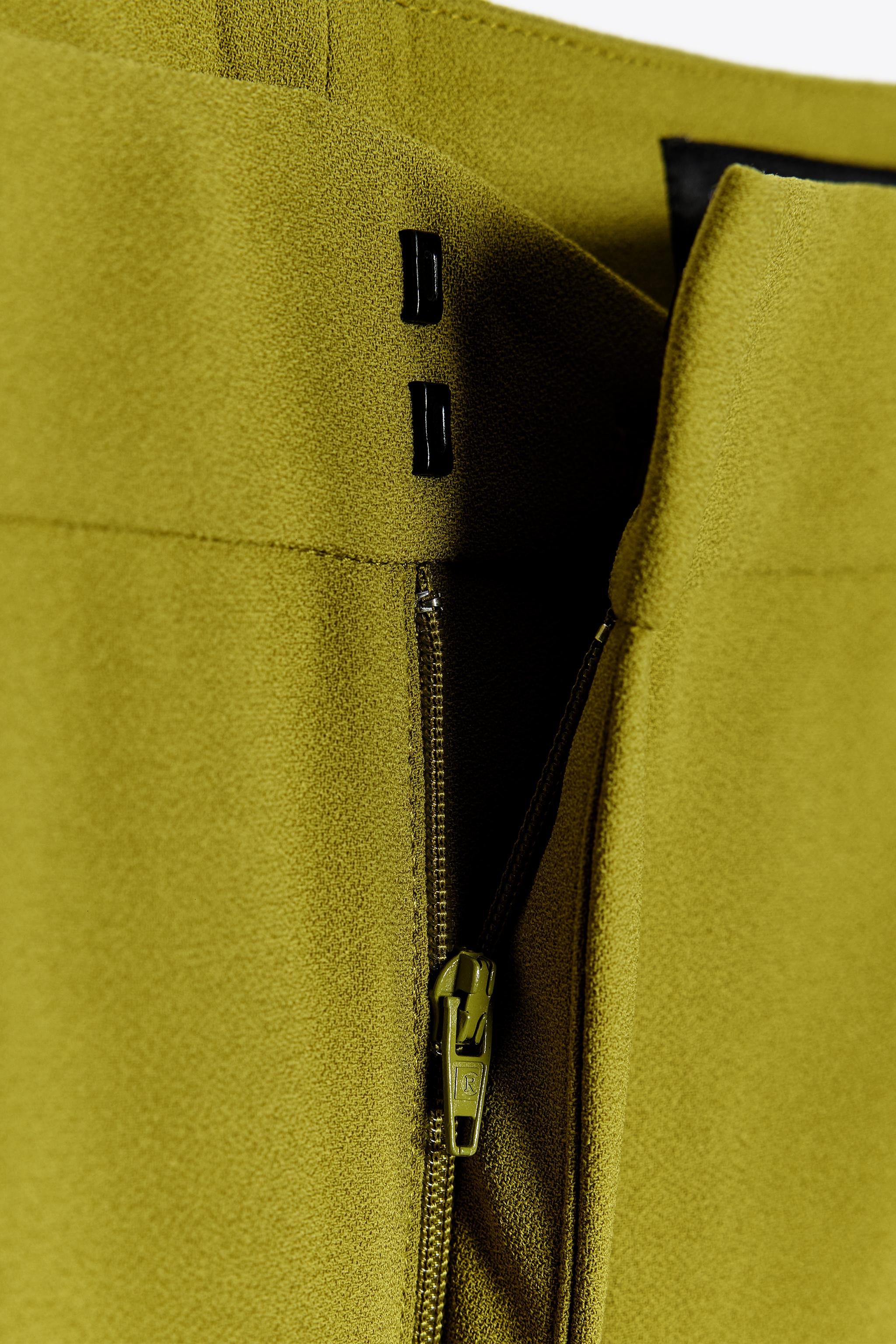 ZW COLLECTION FLARED PANTS - Olive green | ZARA United States