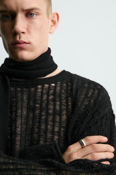 Zara MATTE GEOMETRIC RING - Silver - Image 0