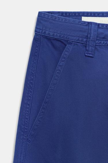 OVERSIZE CARGO TROUSERS - Indigo by Zara - Image 6