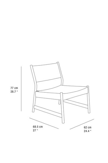 FAUTEUIL BOIS ET CUIR TRESSÉ - Marron foncé de Zara - Image 7