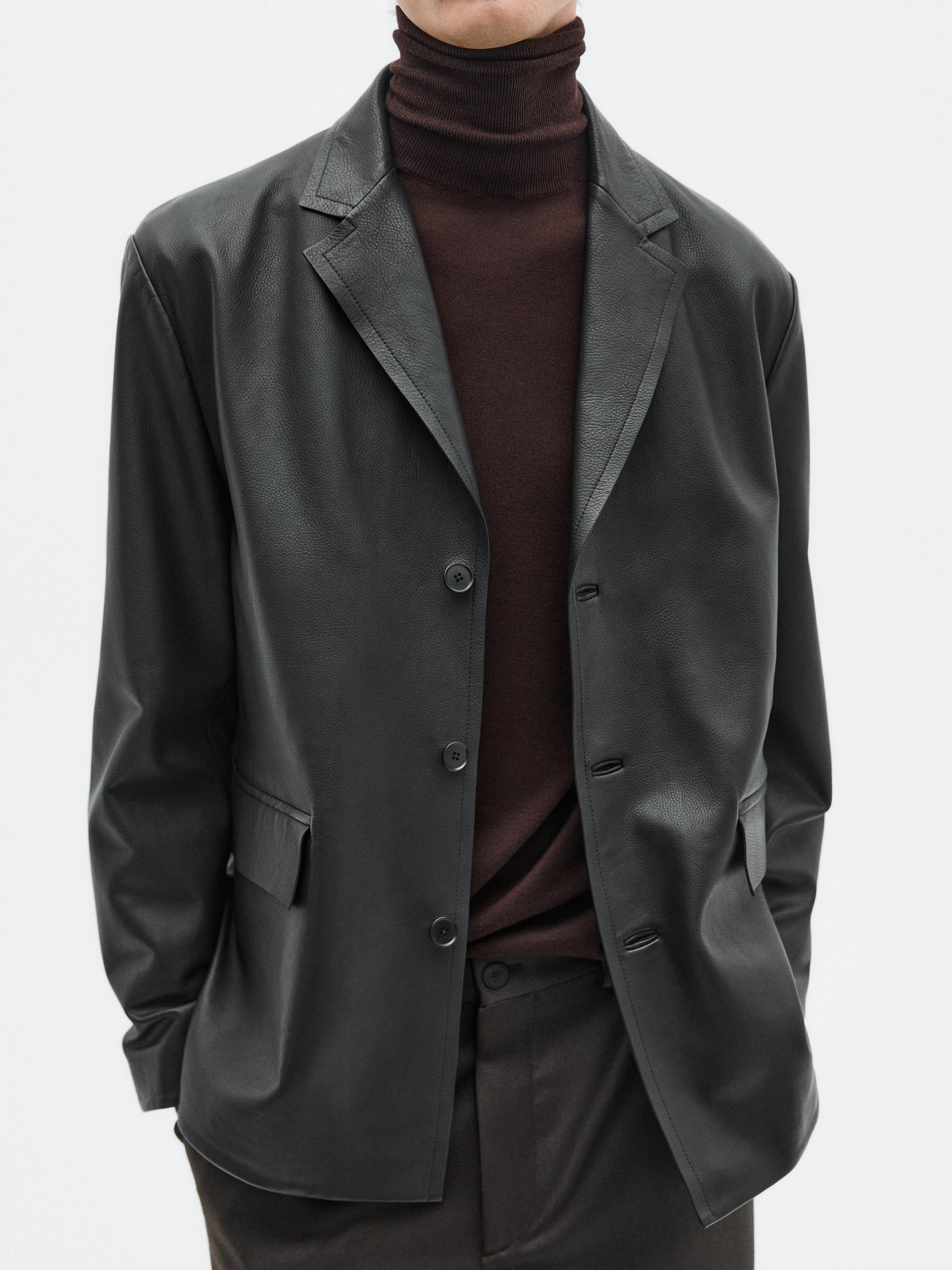 Nappa leather blazer - LIMITED