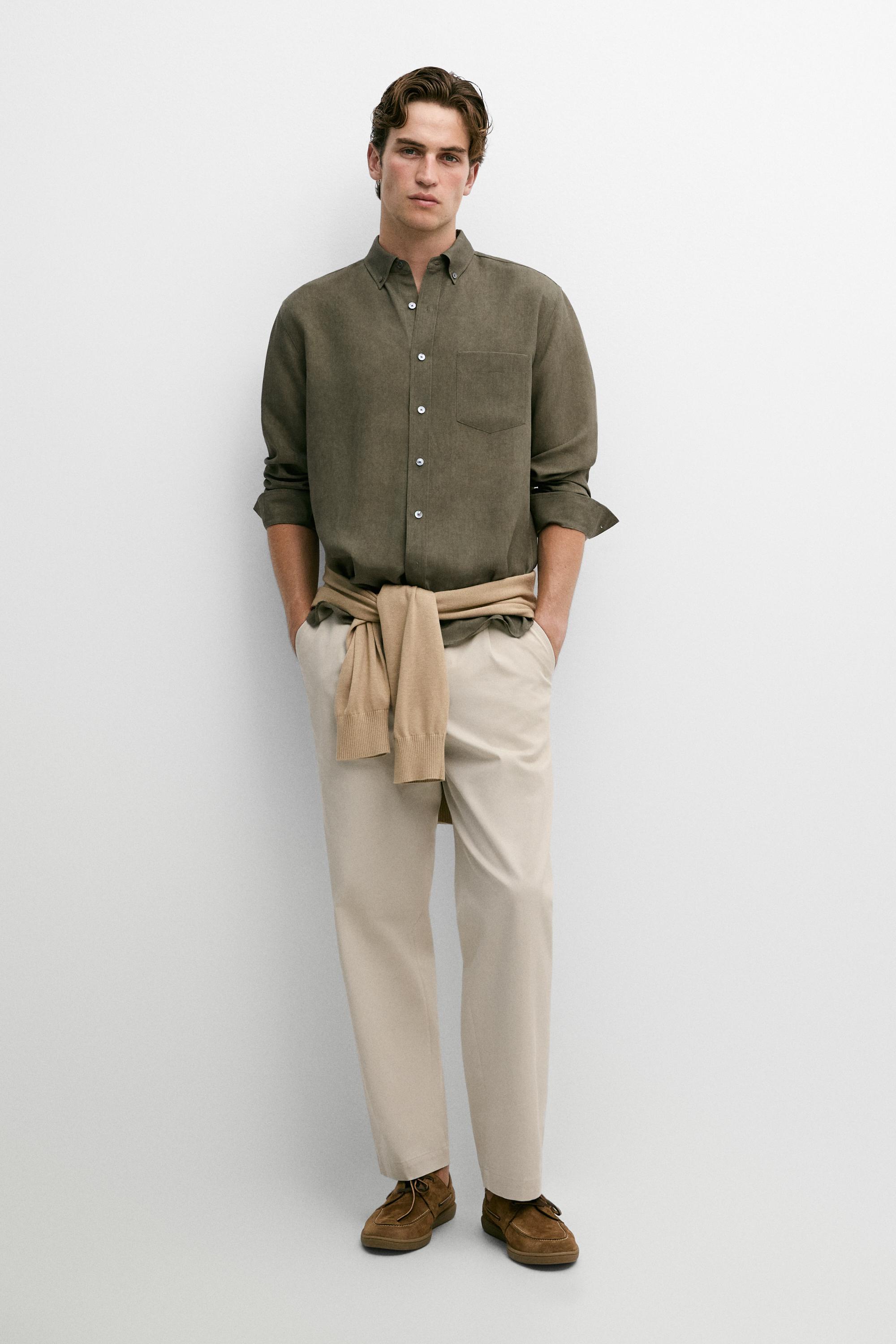 Chemise regular fit avec poche