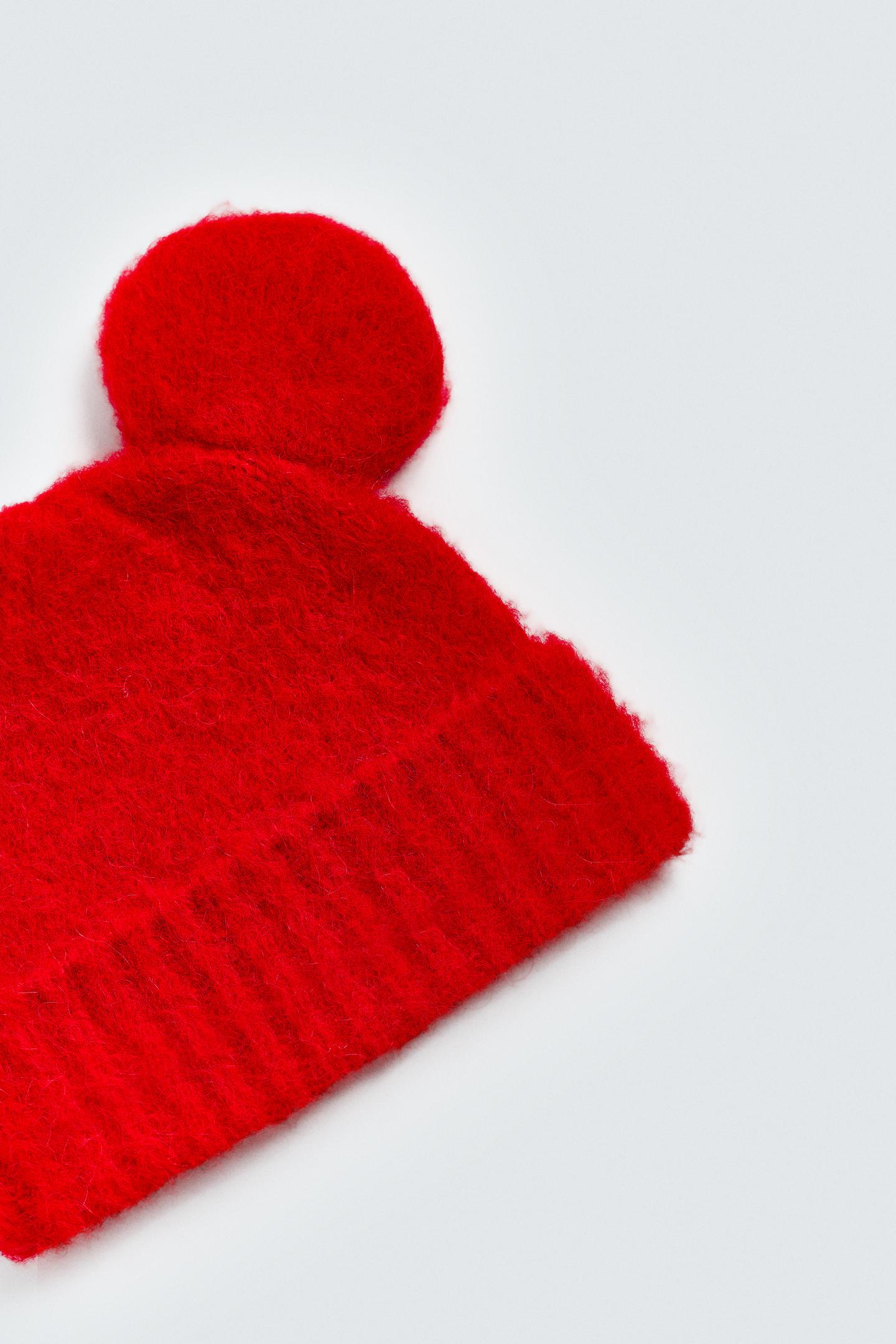 MICKEY MOUSE EAR KNIT BEANIE HARRY LAMBERT FOR ZARA X DISNEY