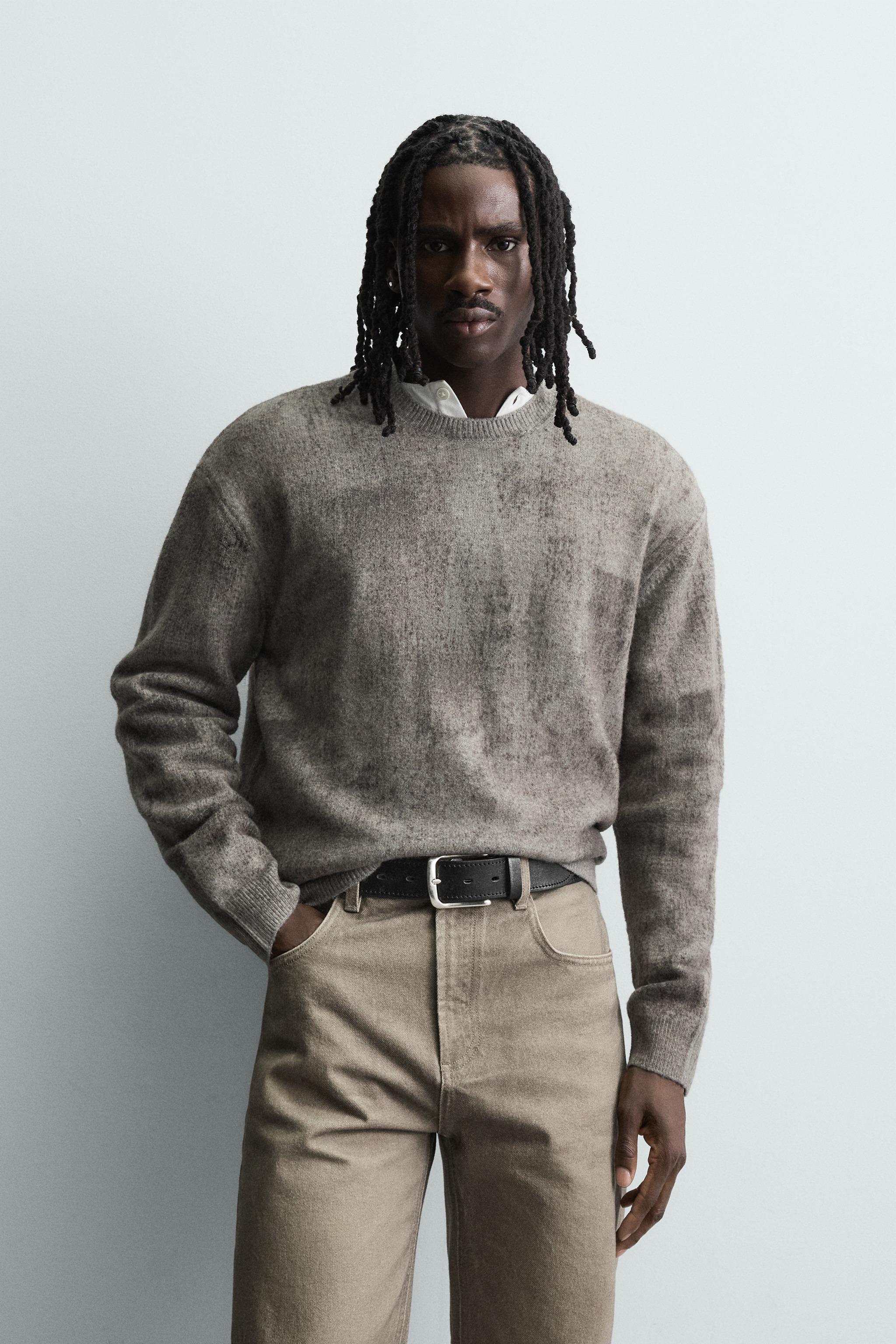 BRUSHED PRINT JUMPER