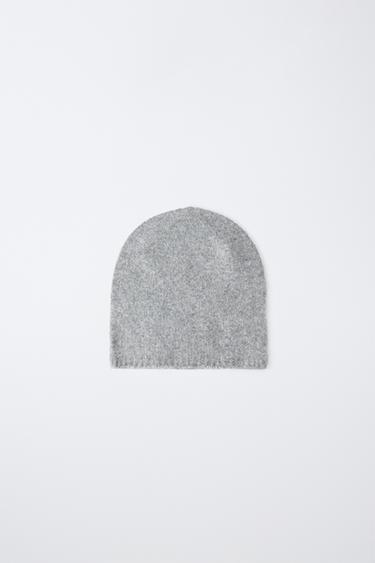 SPARKLY KNIT BEANIE — Gray marl 1