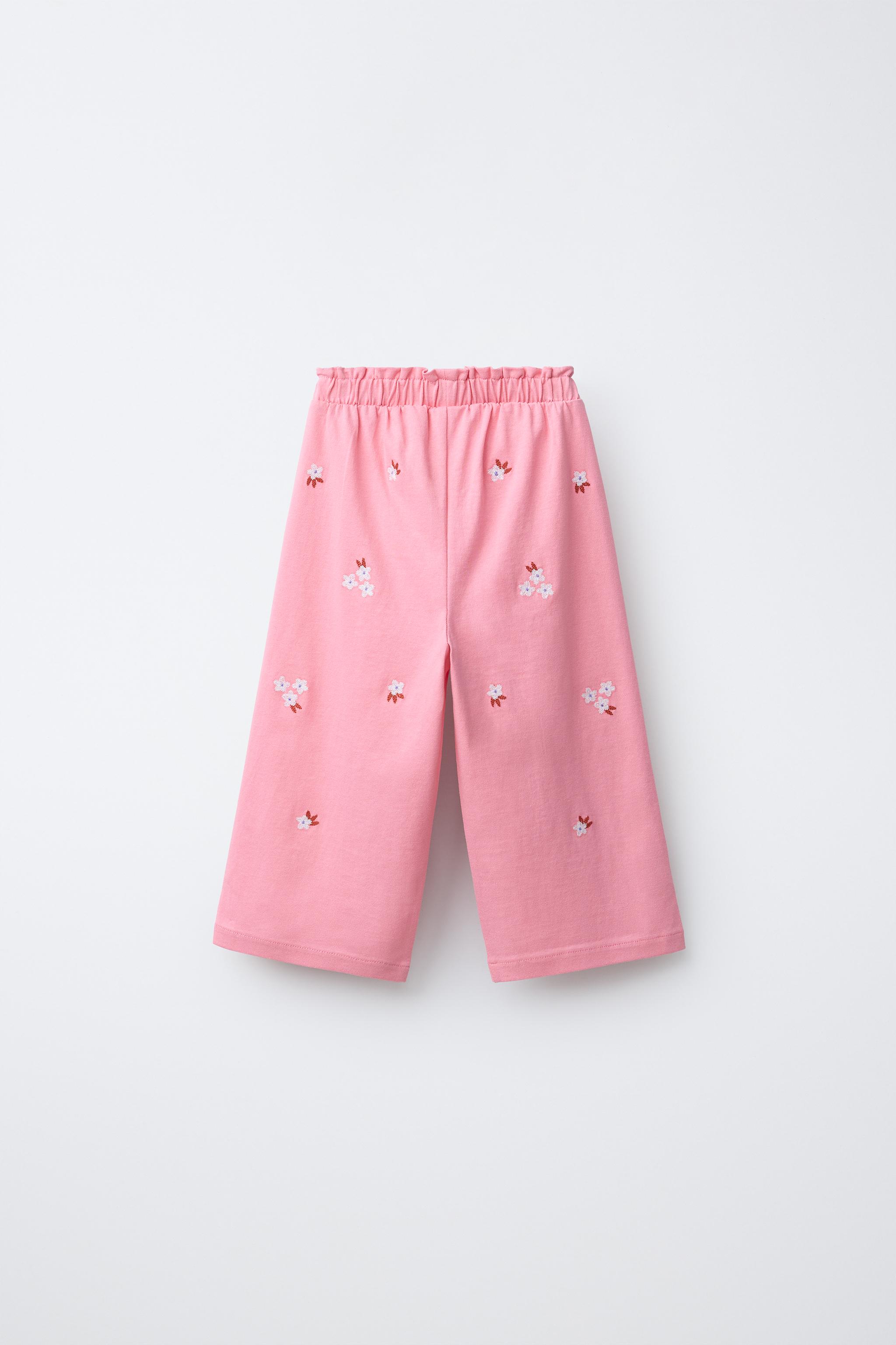 JUPE-CULOTTE À FLEURS BRODÉES