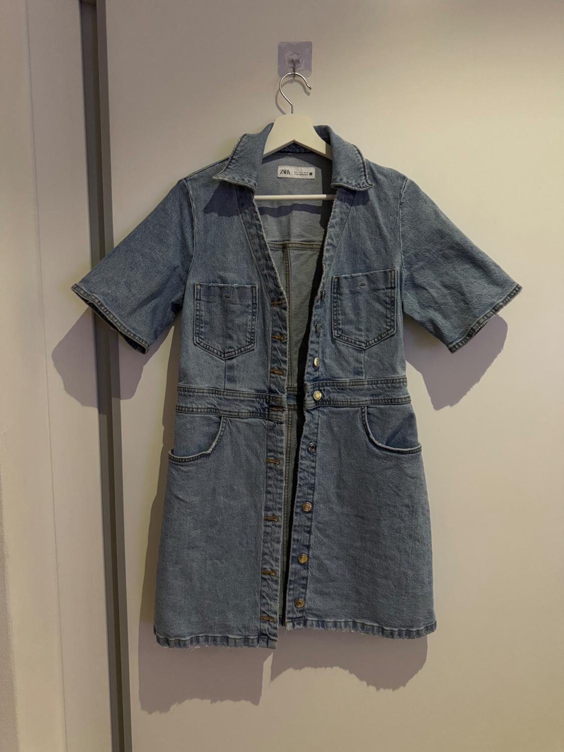 Z1975 DENIM MINI DRESS