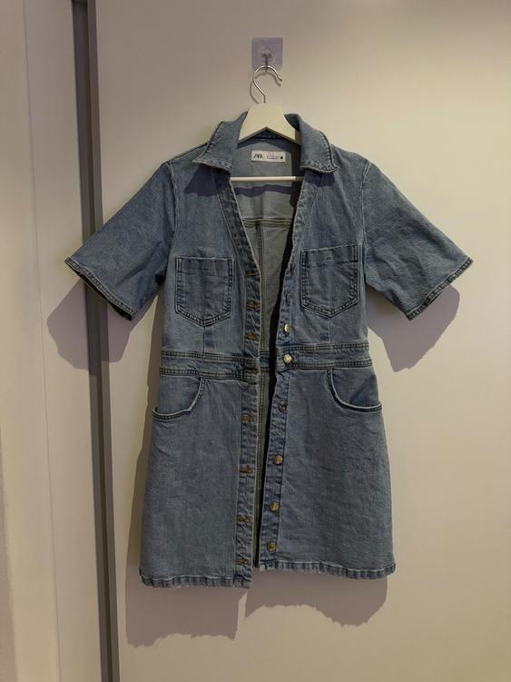 Z1975 DENIM MINI DRESS SECOND HAND