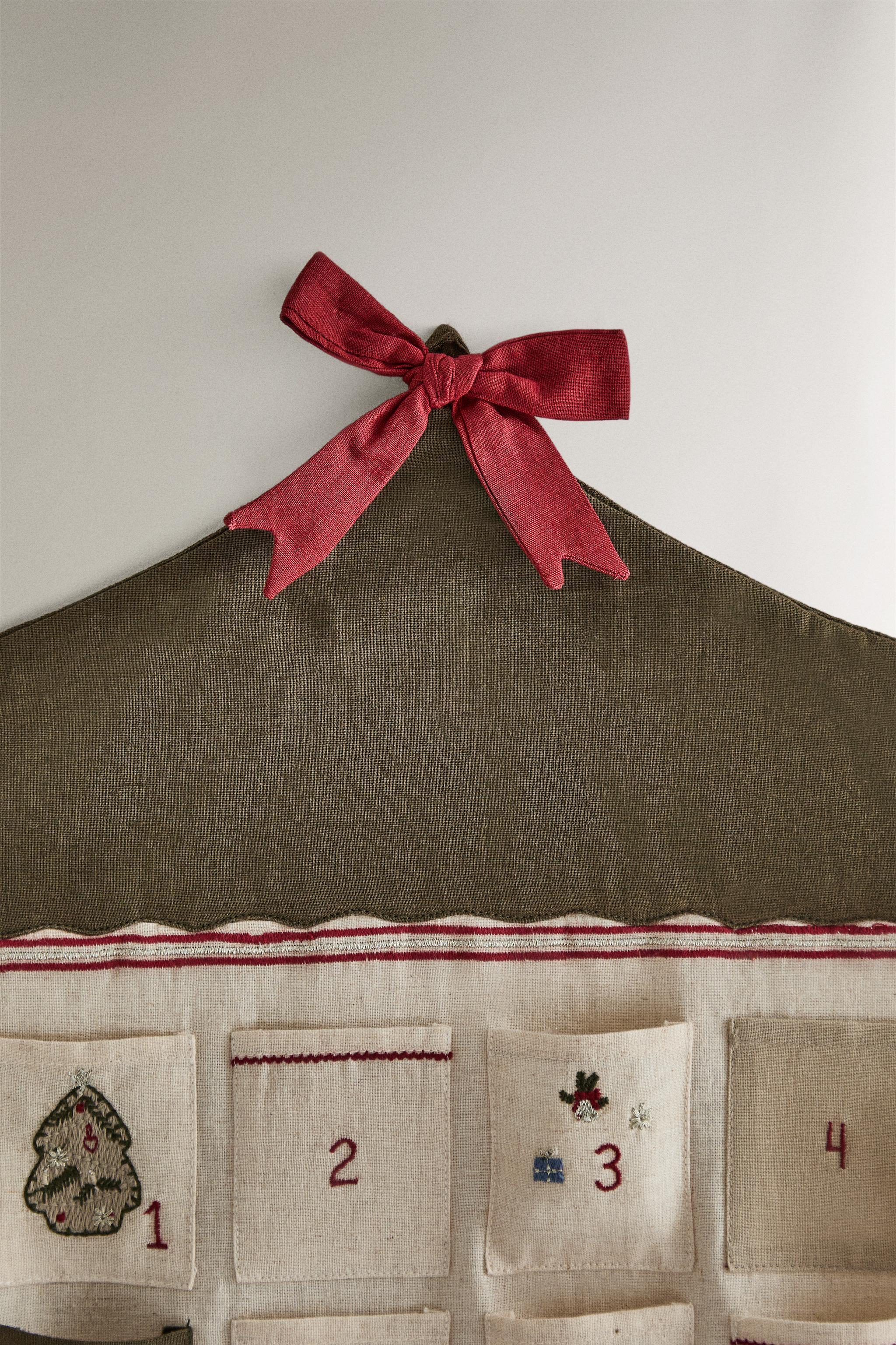 EMBROIDERED CHRISTMAS ADVENT CALENDAR - Multicolored | ZARA United
