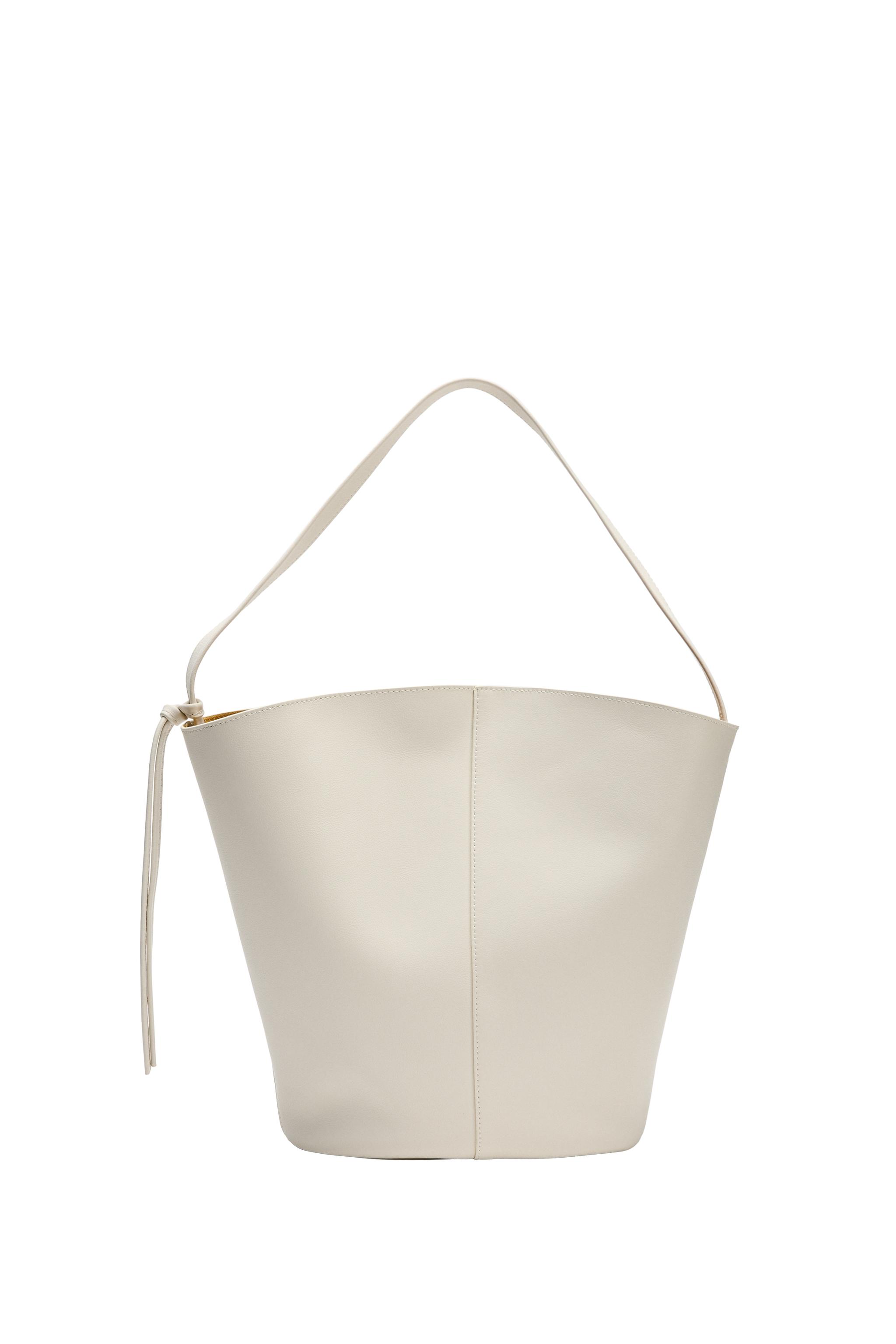 レザーショルダーバッグ - ホワイト | ZARA Japan / 日本