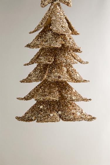 GOLDEN IRON TREE DECORATION - Gold by Zara - Image 3