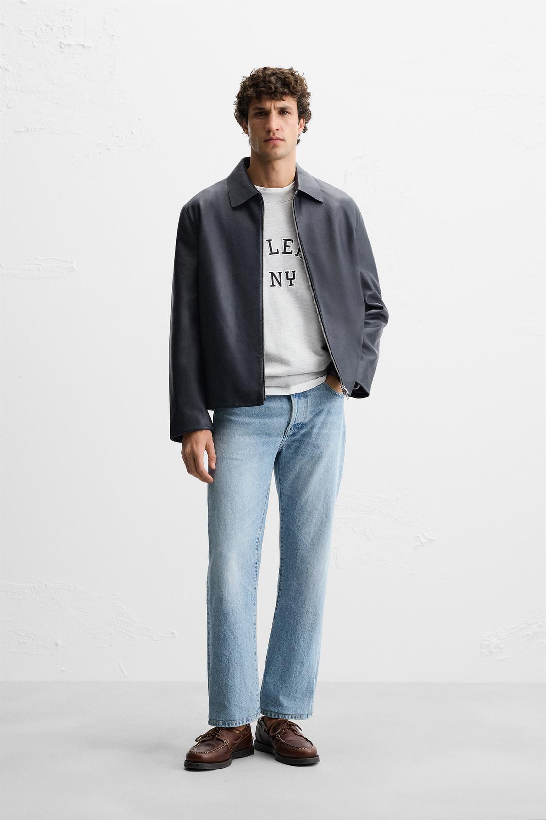 КОЖАНАЯ КУРТКА ZARA