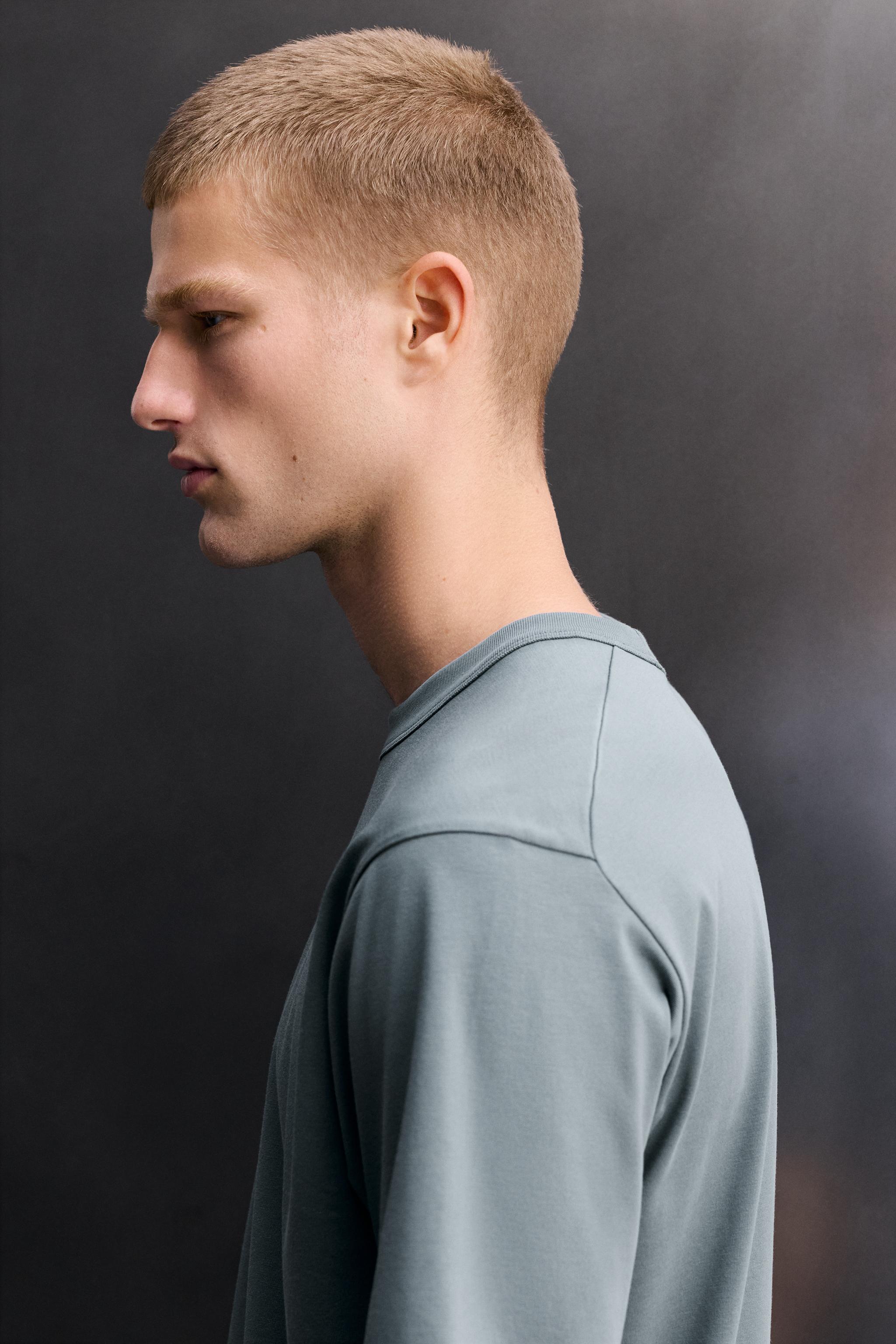 Мужские футболки Zara COMFORT TRAINING T-SHIRT — фото 6