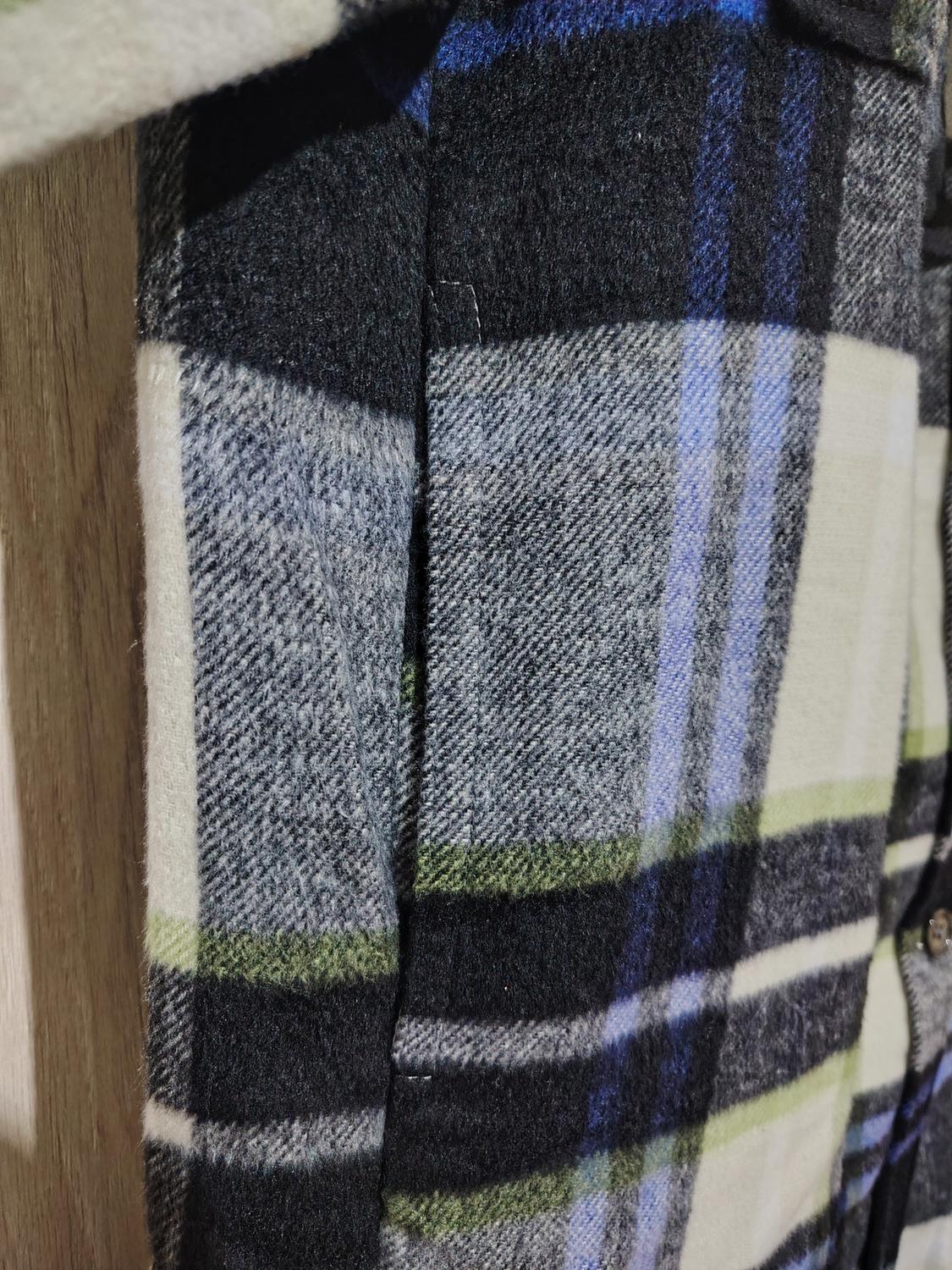 HOODED CHECK OVERSHIRT - Image 4