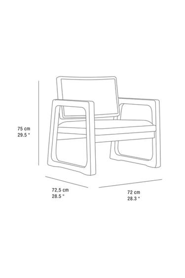 LOUNGE CHAIR 03 - Black / Brown by Zara - Image 5