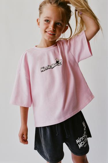 Zara KOMPLET MAJICA I BERMUDA MINI MAUS © DISNEY – antracit siva