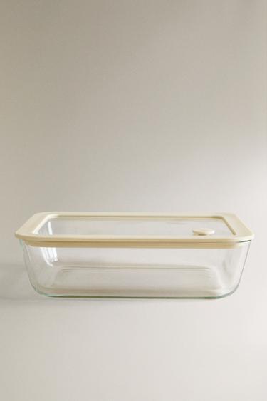 1400ML AIRTIGHT FOOD CONTAINER - Cream by Zara