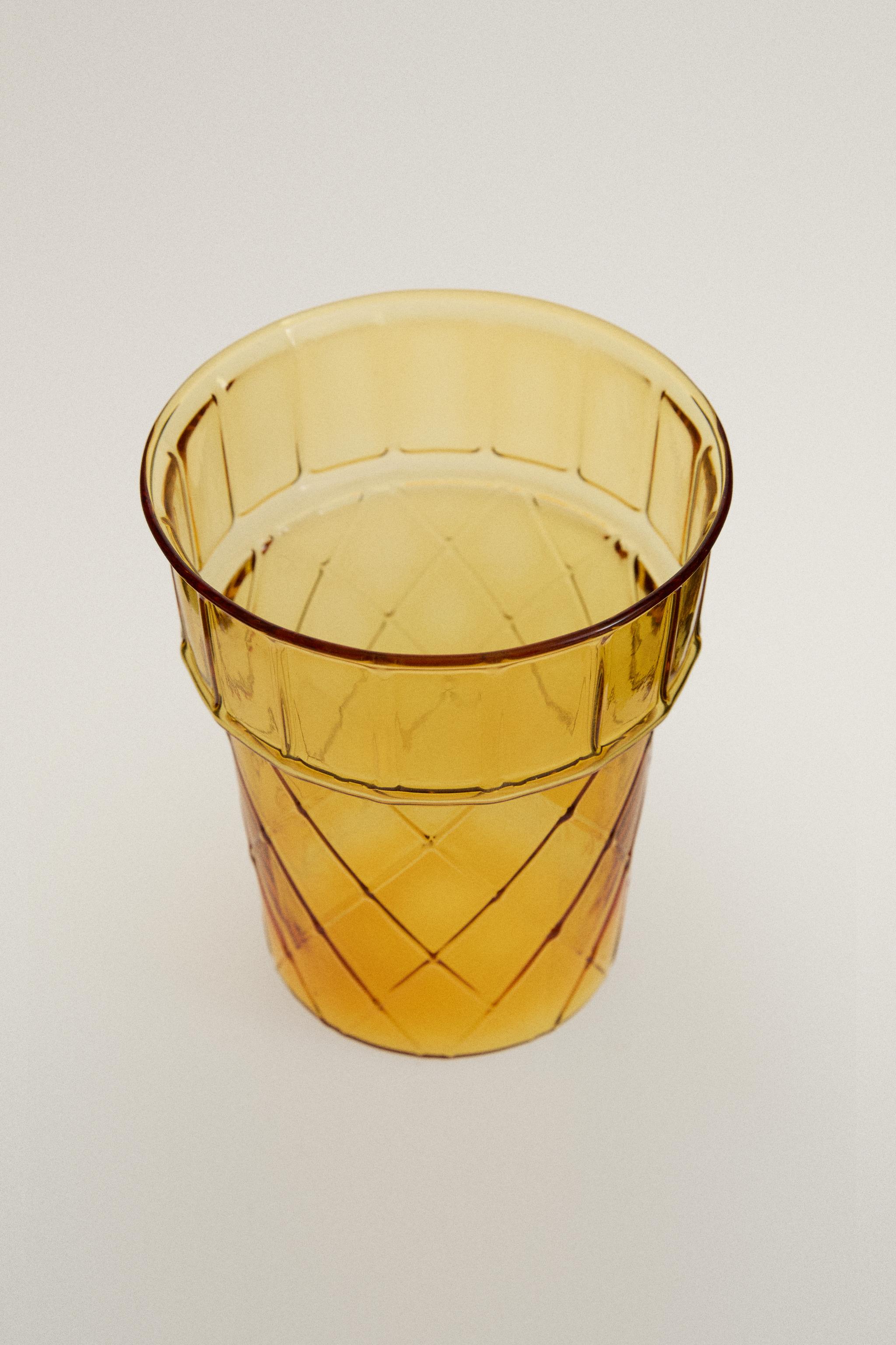 ICE CREAM BOROSILICATE GLASS — Orange