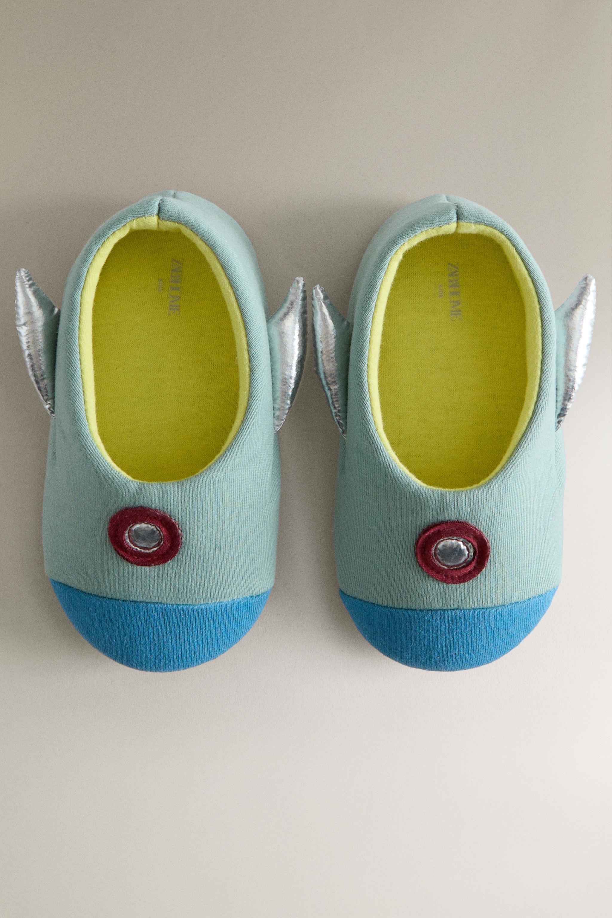Детские тапочки Zara KIDS' ROCKET SLIPPERS — фото 3