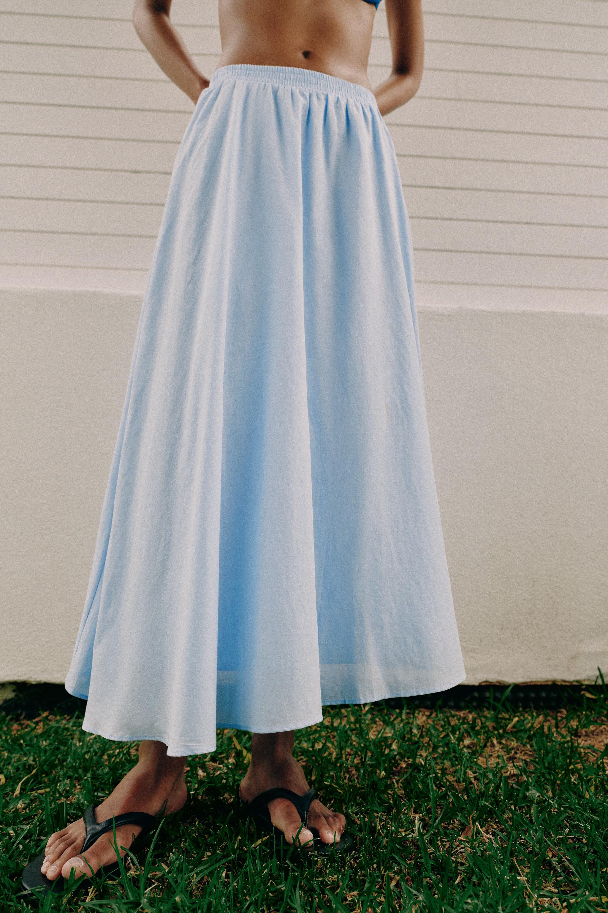 LAYERED MIDI SKIRT - thumbnail 10