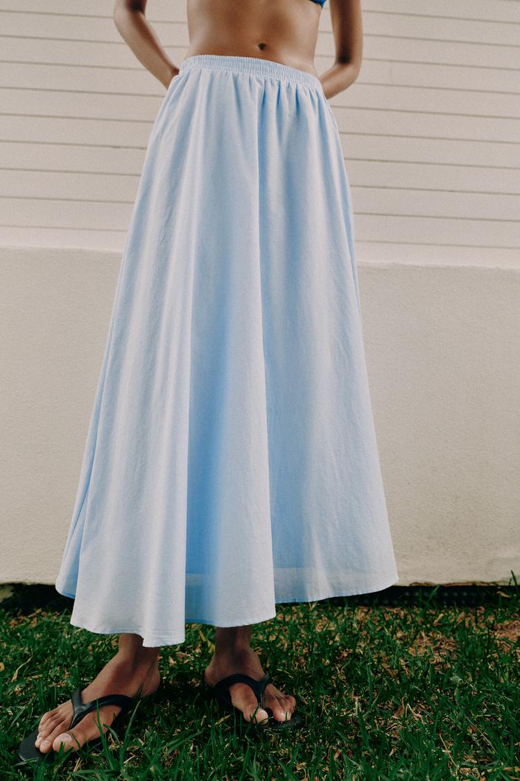 Falda midi en capas 4