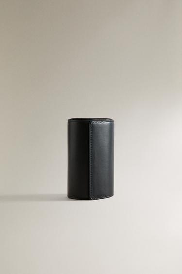 PORTARRELOJES DE PIEL - Negro de Zara - Imagen 0