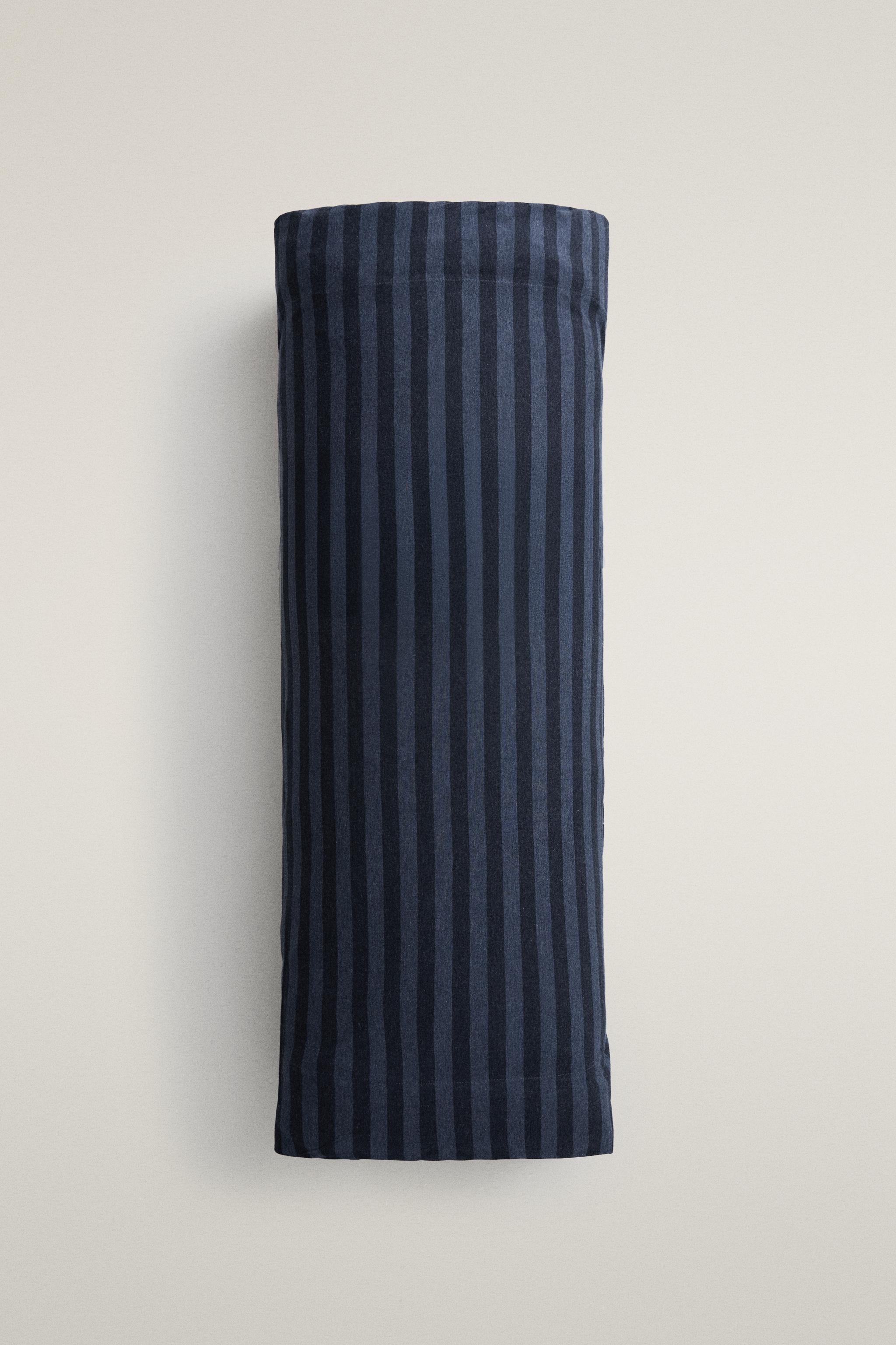 TAIE D’OREILLER JERSEY DE COTON RAYURES