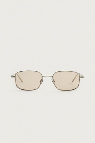 SQUARE METAL SUNGLASSES - Matte silver by Zara