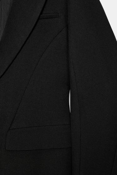 MANTEAU CINTRÉ ZW COLLECTION - Noir de Zara - Image 9