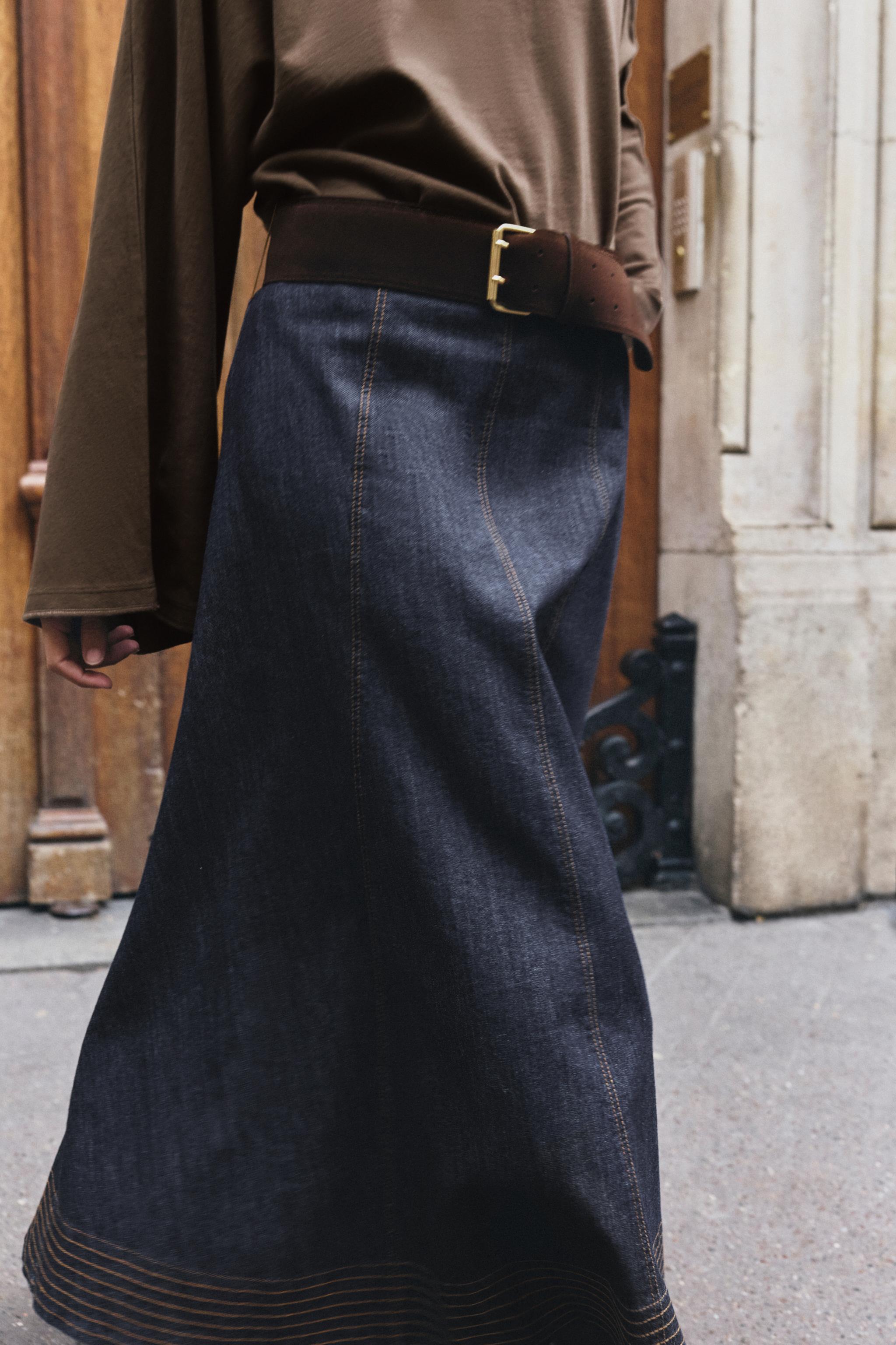 JUPE CAPE CEINTURE