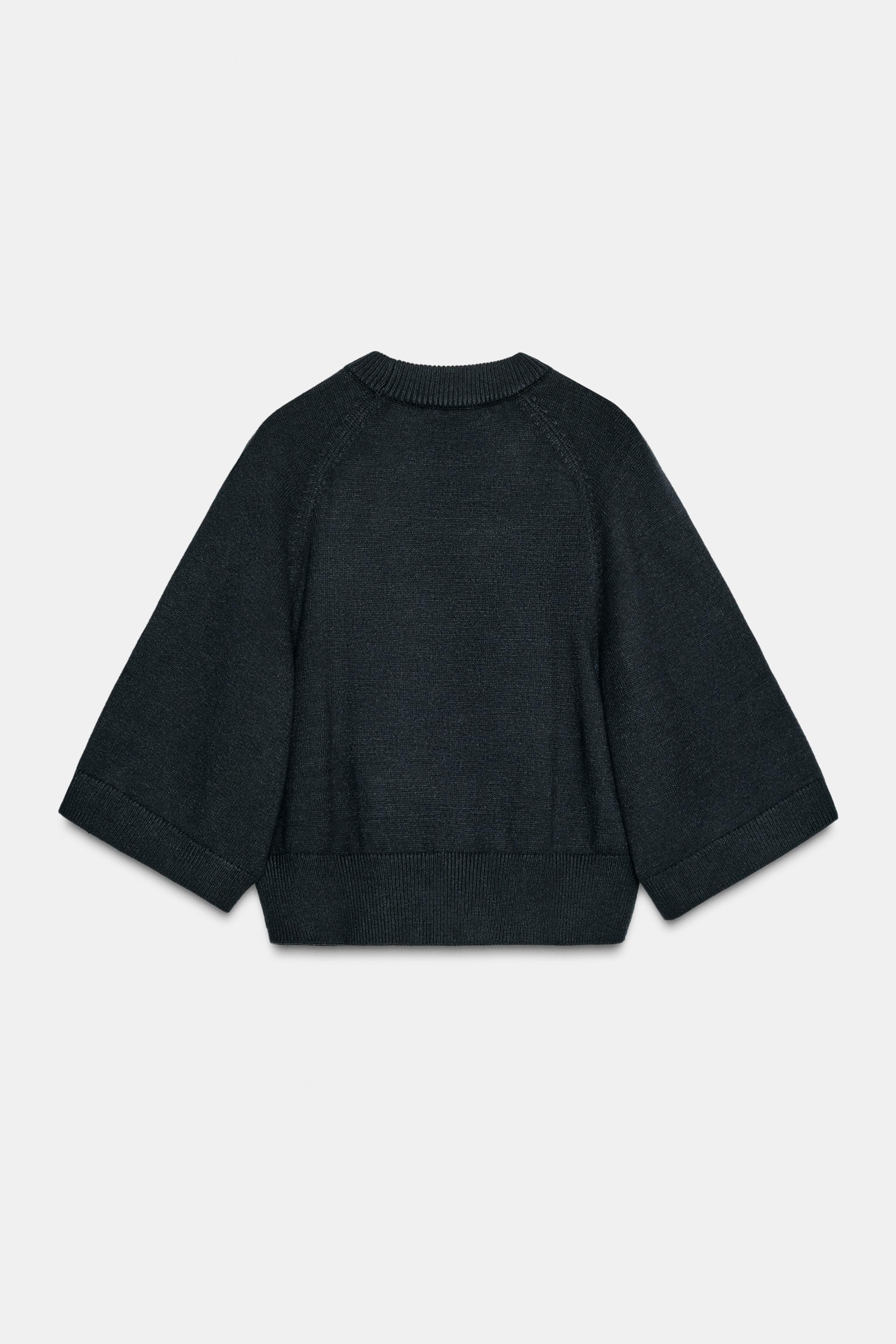 WIDE SLEEVE KNIT JUMPER