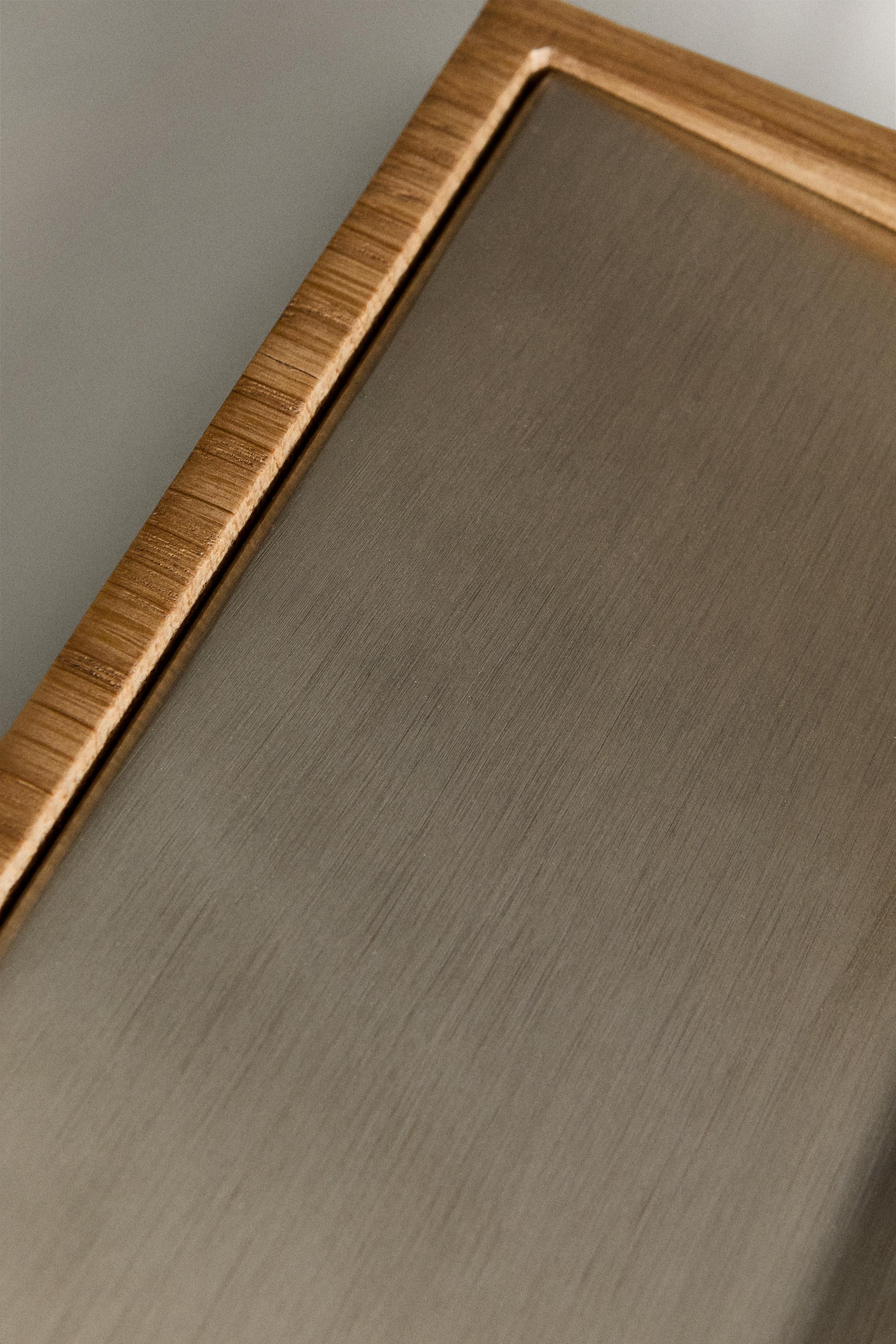 OAK WOOD STEEL DUMBBELL STAND