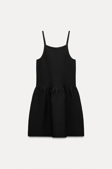 VESTIDO TIRANTES VOLUMEN - Negro de Zara